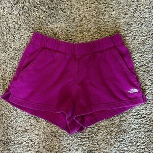 The North Face Deep Pink Fleece Shorts
